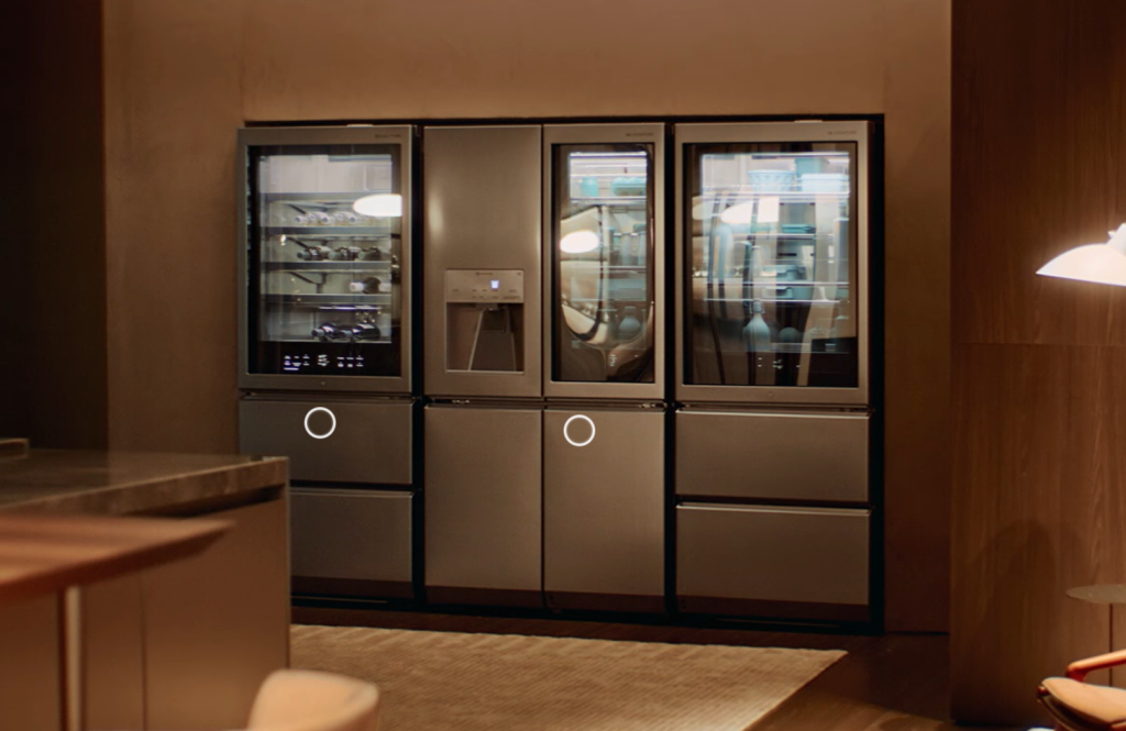 LG’s sleek and smart refrigerator